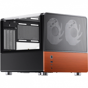 Корпус без блока питания / JONSBO V12 Black / Корпус без блока питания/ Case JONSBO V12, Mini-Tower, TG, 2x120mm, 1xUSB-A 3.0 + 1xUSB-C 3.2, mATX, mITX Black