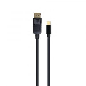 Кабель miniDP- - DP / Cablexpert CCP-mDP2-6 / Кабель miniDP-DP Cablexpert CCP-mDP2-6 20M/20M, v.1.2, 4K, 1.8м, черный, позол.разъемы, пакет (CCP-mDP2-6) (104210)