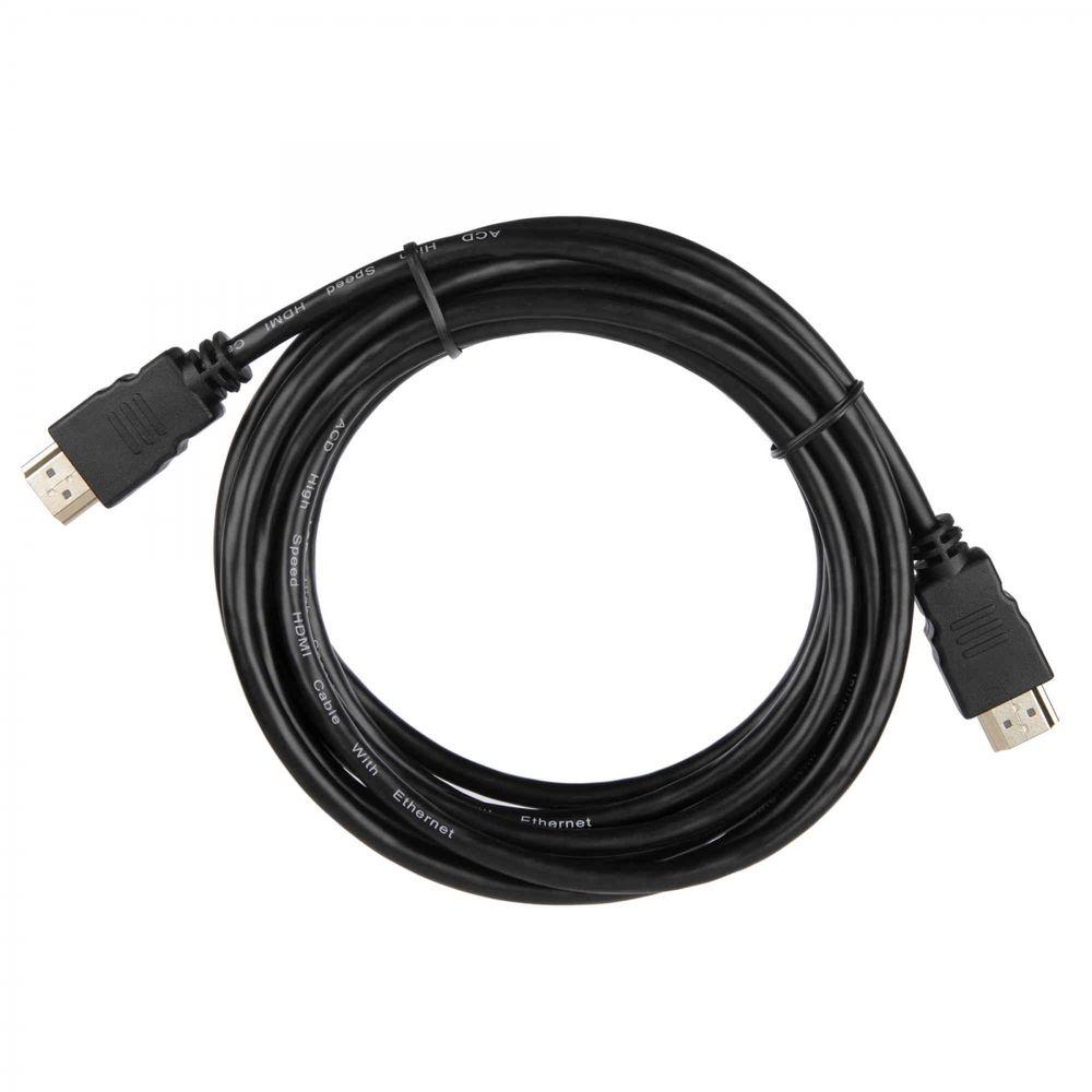 Кабель / ACD Systems ACD-DHHM1-30B / Кабель ACD-DHHM1-30B ACD-DHHM1-30B HDMI 1.4, Golden Plated,19m/19m, Черный, 3м, (742194)