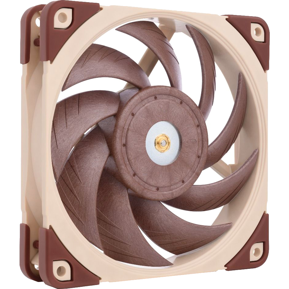 Кулер для корпуса / Noctua NF-A12x25 5V PWM / Кулер для корпуса/ Case Cooler Noctua NF-A12x25 5V PWM (120x120x25mm, 4-pin PWM, 56.65CFM, 21.4dBA, 1900RPM, Beige/Brown)