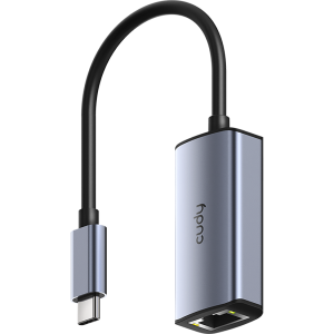 Адаптер / Cudy UE25C / Адаптер/ Aluminum Portable USB-C to 2.5G Ethernet Adapter, Compatible with Laptop, MacBook, Surface, PC with Windows, XP, Mac/Linux and more