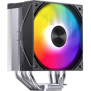Кулер для процессора / JONSBO CA40 ARGB Black / Кулер для процессора/ CPU Cooler JONSBO CA40 ARGB (225W, 4-pin PWM, 157mm, Al/Cu, 4x6mm, ARGB, 1x120mm, 69.61CFM, 32.6dBA, 1800RPM, S 1851/1700/1200/115X, AM4/AM5 Black)