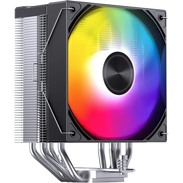Кулер для процессора / JONSBO CA40 ARGB Black / Кулер для процессора/ CPU Cooler JONSBO CA40 ARGB (225W, 4-pin PWM, 157mm, Al/Cu, 4x6mm, ARGB, 1x120mm, 69.61CFM, 32.6dBA, 1800RPM, S 1851/1700/1200/115X, AM4/AM5 Black)