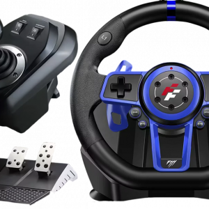 Игровой руль / FLASHFIRE 4718091316172 / Игровой руль/ Игровой руль с педалями FLASHFIRE F111 (Совместим с Nintendo Switch, PS3, PS4, PS5, ПК, USB)