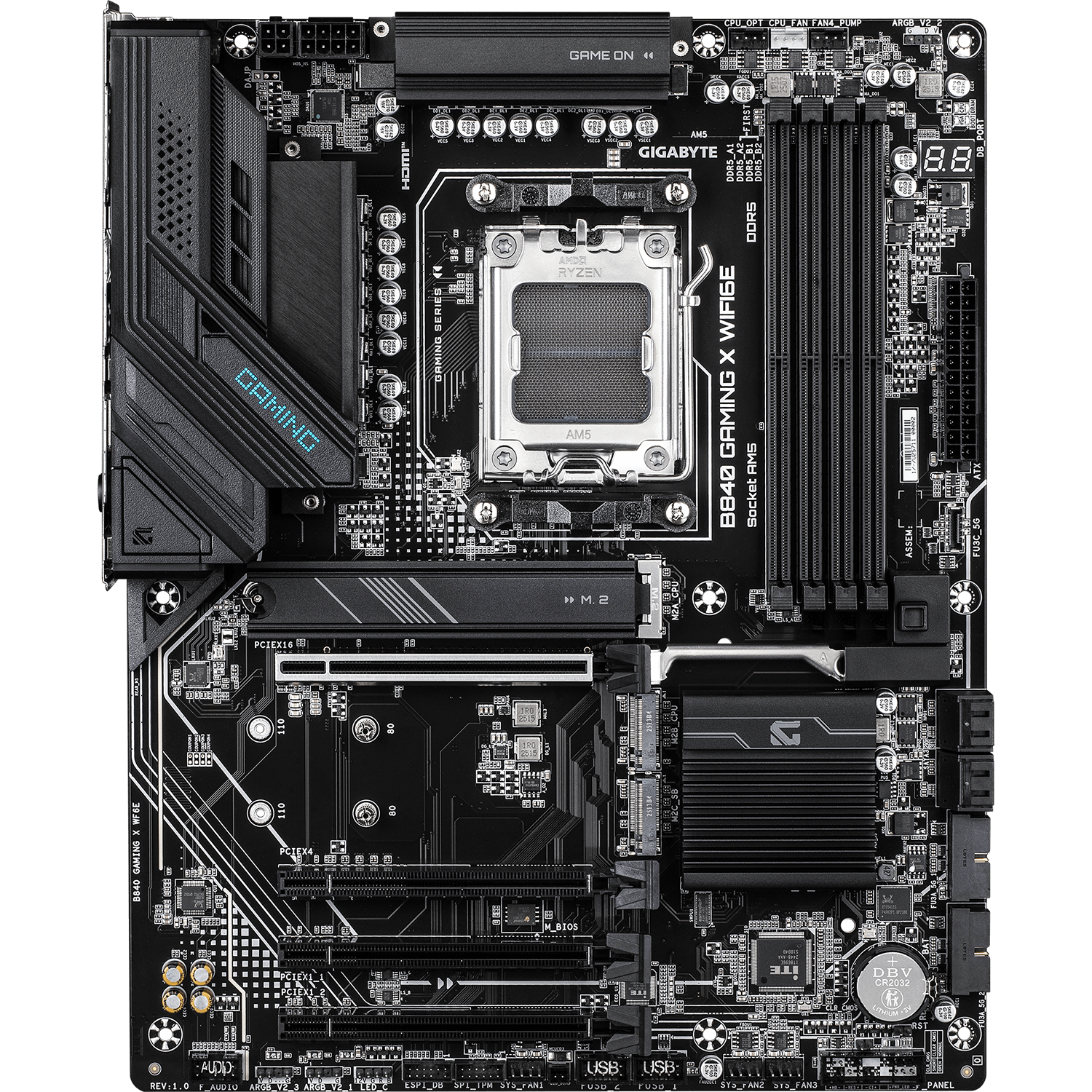 Материнская плата / Gigabyte B840 GAMING X WF6E / Материнская плата/ B840 GAMING X WF6E