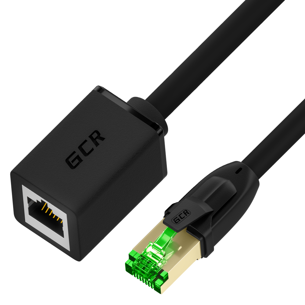 Патч-корд / GCR GCR-54928 / GCR PRO Удлинитель патч-корда LSZH PROF 5.0m, F/UTP медь, кат.6A, 26 AWG, ethernet high speed 10 Гбит/с, T568B