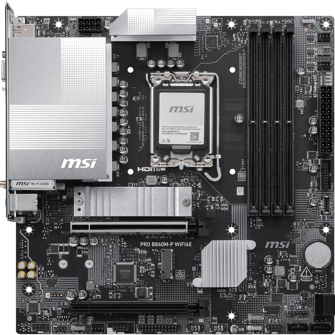 Материнская плата / MSI PRO B860M-P WIFI6E / Материнская плата/ PRO B860M-P WIFI6E