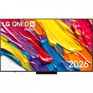 Телевизор ЖК 75`` LG / LG 75QNED83B6A.ARUG / Телевизор ЖК 75`` LG/ 75", Ultra HD, QNED MiniLED, Dynamic QNED Color, Edge Led, Smart TV (WebOS 26), Wi-Fi 5, DVB-T2/C/S2, MR, 120Hz Native (VRR 144Hz), 2.0ch (20W), 4хHDMI, 2хUSB, 2 Pole, черный графит, 2026