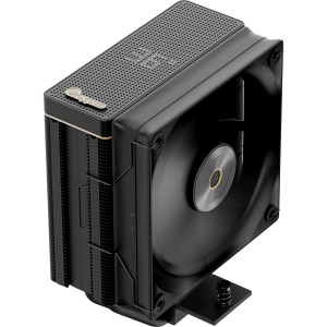 Кулер для процессора / Ocypus Iota-A40-BK1NNWD00X-GL / Кулер для процессора/ CPU Cooler Ocypus Iota A40 BK (220W, 4-pin PWM, LED temp., 156.7mm, Al/Cu, 4x6mm, 1x120mm, 77CFM, 29dBA, 2000RPM, S 1851/1700/1200/115X, AM5/AM4, black)
