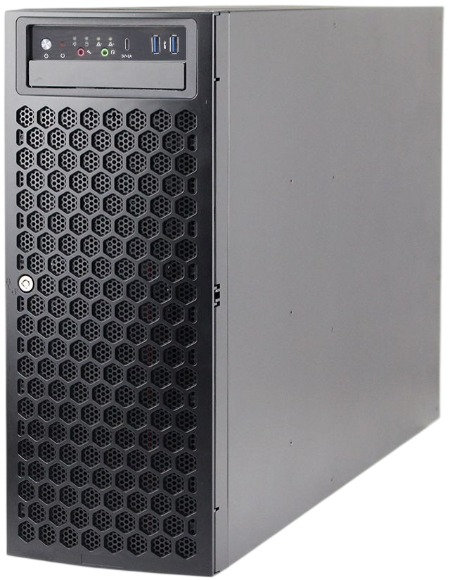 Серверный корпус / Foxline FL-T4U435 / Серверный корпус/ Server case FL-T4U435, 4U/Tower, ATX, w/o psu, (support ATX or CRPS), 1x2,5" ext, 4x3,5" int, 2xUSB 3.0,3x9025mm fan, 8xFH PCIe expansion slots