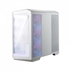 Корпус ПК без блока питания / MSI MPG MAG PANO M100R PZ WHITE White / Корпус ПК без блока питания/ Case MSI MAG PANO M100R PZ WHITE, Mini-Tower, TG, 4x120mm ARGB, 1xUSB-A 3.2 + 1xUSB-C, mATX, mITX White