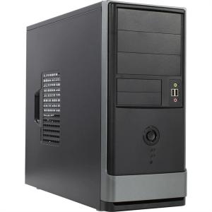 Midi Tower InWin EAR002 Black/Graphite 600W PM-600ATX-F U2.0*2+A(HD) ATX