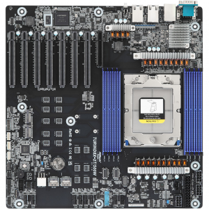 Материнская плата / ASRock 90-SXGF60-A0UAYF / Материнская плата/ ASRock TURIND8X-2T/500W, EEB, 1x SP5 (LGA 6096) AMD EPYC™ 9005/9004, 8x DDR5 RDIMM, RDIMM-3DS, 4x PCIe5.0 / CXL2.0 x16, 3x PCIe5.0 x16, 1x PCIe5.0 x8, 2x MCIO (PCIe5.0 x4 or 4 SATA 6Gb/s), 1x MCIO (PCIe5.0 x4 or 4 SATA 6Gb/s), 1x MCIO (PCIe5.0 x4), 1x M.2 (PCIe5.0 x4 or SATA 6Gb/s), 1x M.2 (PCIe5.0 x4), up to 16 SATA 6Gb/s, 2x RJ45 (10GbE) Broadcom BCM57416, AST2600