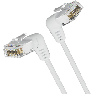 Патч-корд Vention прямой UTP cat.6a, RJ45 угол 90 - 0,5м. Белый / Vention IBOWD UTP cat.6a, RJ45 угол 90 - 0,5м. Белый / Патч-корд Vention прямой UTP cat.6a, RJ45 угол 90 - 0,5м. Белый