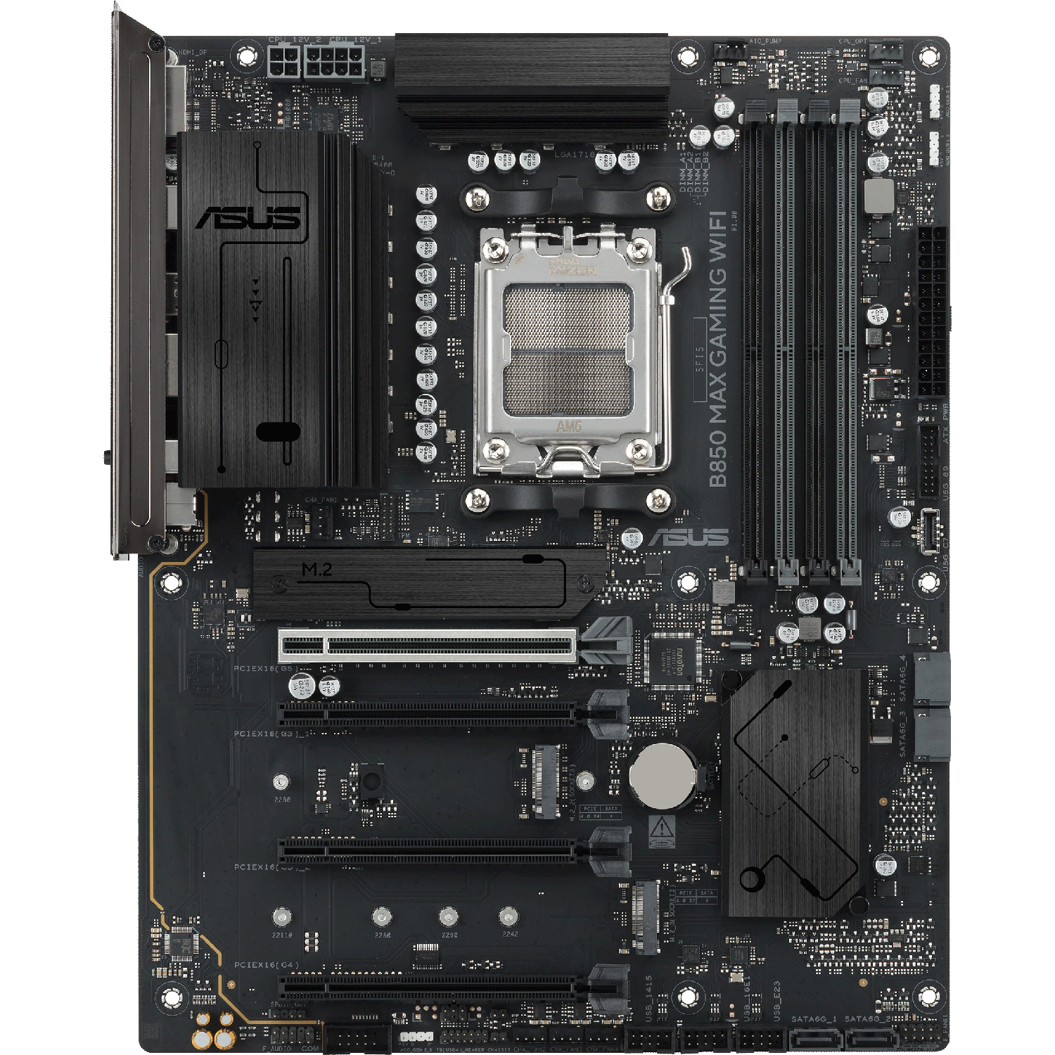 Материнская плата / ASUS B850 MAX GAMING WIFI (90MB1PR0-M0EAY0) / Материнская плата/ B850 MAX GAMING WIFI