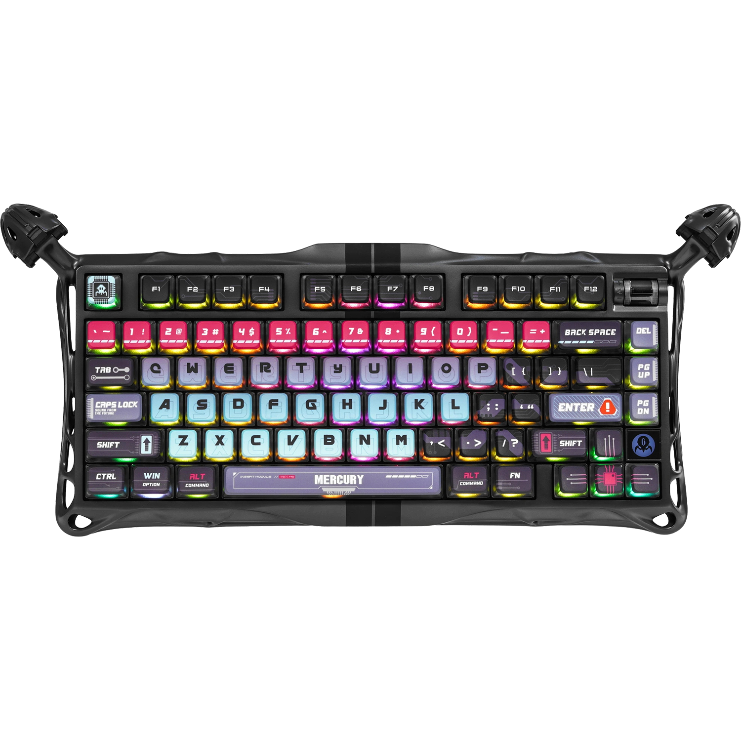Игровая клавиатура / Gravastar Mercury V75 Pro Cyberpunk (6972448924795) / Игровая клавиатура/ Клавиатура с магнитными свичами Gravastar Mercury V75 Pro U RM EGRY