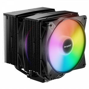 Кулер для процессора / be quiet! PURE ROCK PRO 3 LX Black / Кулер для процессора/ CPU Cooler be quiet! PURE ROCK PRO 3 LX (250W, 4-pin PWM, 155mm, Al/Cu, 6x6mm, ARGB, 2x120mm, 61.8CFM, 34.8dBA, 2000RPM, S 1851/1700/1200/115X, AM5/AM4, black)