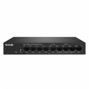 Корпоративный гигабитный PoE роутер / Tenda G0-8G-POE / Корпоративный гигабитный PoE роутер/ Корпоративный 9 Port гигабитный PoE роутер G0-8G-PoE TENDA