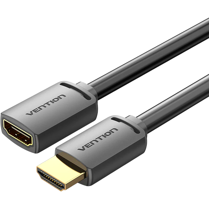 Кабель-удлинитель Vention HDMI High speed v2.0 with Ethernet 19F/19M - 3м / Vention AHCBI / Кабель-удлинитель Vention HDMI High speed v2.0 with Ethernet 19F/19M - 3м