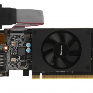 Видеокарта / Gigabyte GV-N710D3-2GL 2.0 / Видеокарта Gigabyte PCI-E GV-N710D3-2GL 2.0 NVIDIA GeForce GT 710 2Gb 64bit DDR3 954/1600 DVIx1 HDMIx1 CRTx1 HDCP Ret low profile [GV-N710D3-2GL 2.0]
