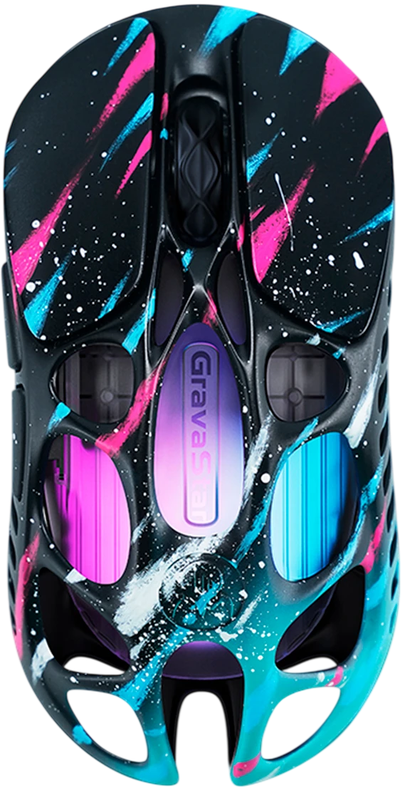 Игровая мышь / Gravastar 6972448923835 / Игровая мышь/ Беспроводная игровая мышь Gravastar Mercury X Pro CG BLK