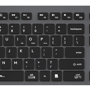 Клавиатура / A4Tech FBX50C GREY / Клавиатура A4Tech Fstyler FBX50C черный USB беспроводная BT/Radio slim Multimedia (FBX50C GREY)
