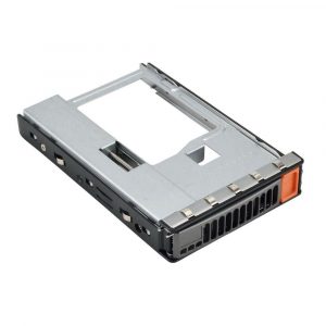 Комплектующие корпусов / SuperMicro MCP-220-00140-0B / Комплектующие корпусов SuperMicro MCP-220-00140-0B 2.5" HDD Tray in 8th Generation 3.5" Hot Swap tray, Orange tab