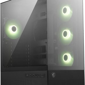 Корпус / MSI 306-7G28R21-JA4 / Корпус MSI MAG Pano 110R PZ черный без БП ATX 6x120mm 4x140mm 2xUSB3.0 audio AirDuct bott PSU