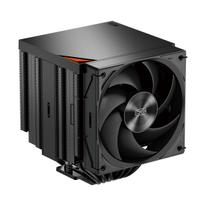Кулер для процессора / PCCooler CPU Cooler RZ620Pro TC BK BLACK / Кулер для процессора/ CPU Cooler PCCooler RZ620Pro TC BK (265W, 4-pin PWM, 160mm, Al/Cu, 6x6mm, 2x120mm, 80CFM, 36.2dBA, 2400RPM, S 1851/1700/1200/115X, AM5/AM4, black)