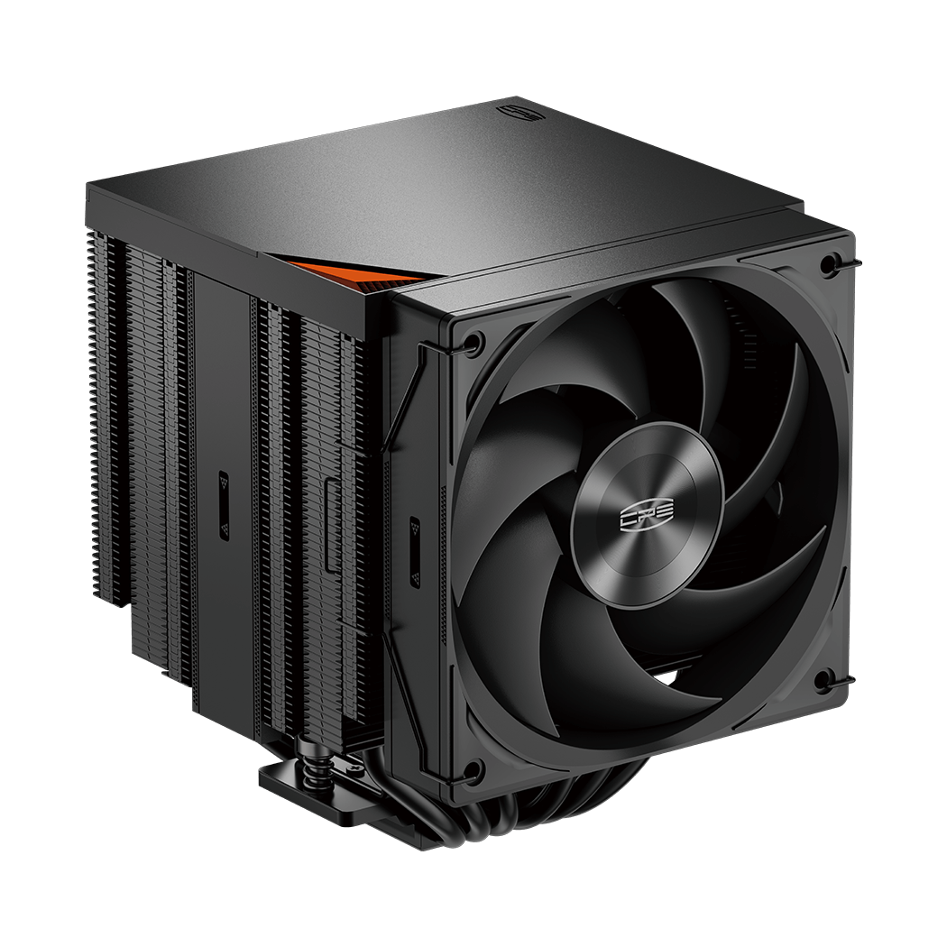 Кулер для процессора / PCCooler CPU Cooler RZ620Pro TC BK BLACK / Кулер для процессора/ CPU Cooler PCCooler RZ620Pro TC BK (265W, 4-pin PWM, 160mm, Al/Cu, 6x6mm, 2x120mm, 80CFM, 36.2dBA, 2400RPM, S 1851/1700/1200/115X, AM5/AM4, black)