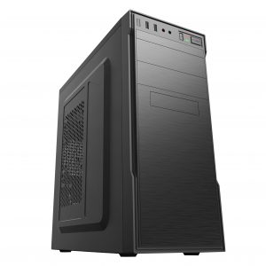 Корпус без блока питания / Forza FZ-031 / Корпус без блока питания/ Case Forza ATX, 1xUSB2.0+1xUSB3.0, Black, w/o FAN, w/o PSU