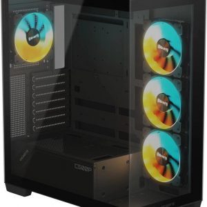 Корпус / Gigabyte 28300-C500B-1CKR / Корпус Gigabyte GB-C500P ST черный ATX 6x120mm 3x140mm 2xUSB3.0 audio bott PSU [28300-C500B-1CKR]