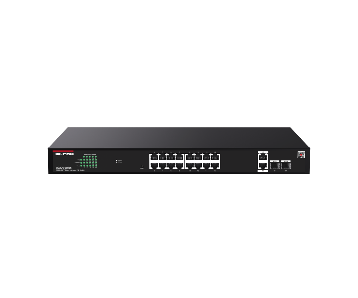 Управляемый PoE-коммутатор / Tenda G2220P-16-250W / Управляемый PoE-коммутатор 18GE+2SFP IP-COM