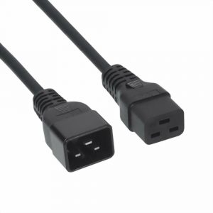 Кабель питания для UPS / Cablexpert PC-189-C19 / Кабель питания для UPS Cablexpert PC-189-C19, 1.8м, С19 - C20, 16А, черный, с заземлением (079945) {50}