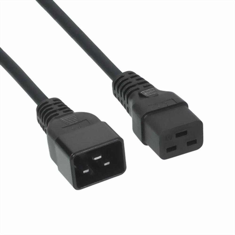 Кабель питания для UPS / Cablexpert PC-189-C19 / Кабель питания для UPS Cablexpert PC-189-C19, 1.8м, С19 - C20, 16А, черный, с заземлением (079945) {50}