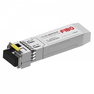 Трансивер / Fibo FT-S1-W5510LD / Трансивер/ FIBO FT-S1-W5510LD SFP модуль WDM, 1.25G, 10 км, TX 1550 нм, RX 1310 нм, LC, DDM