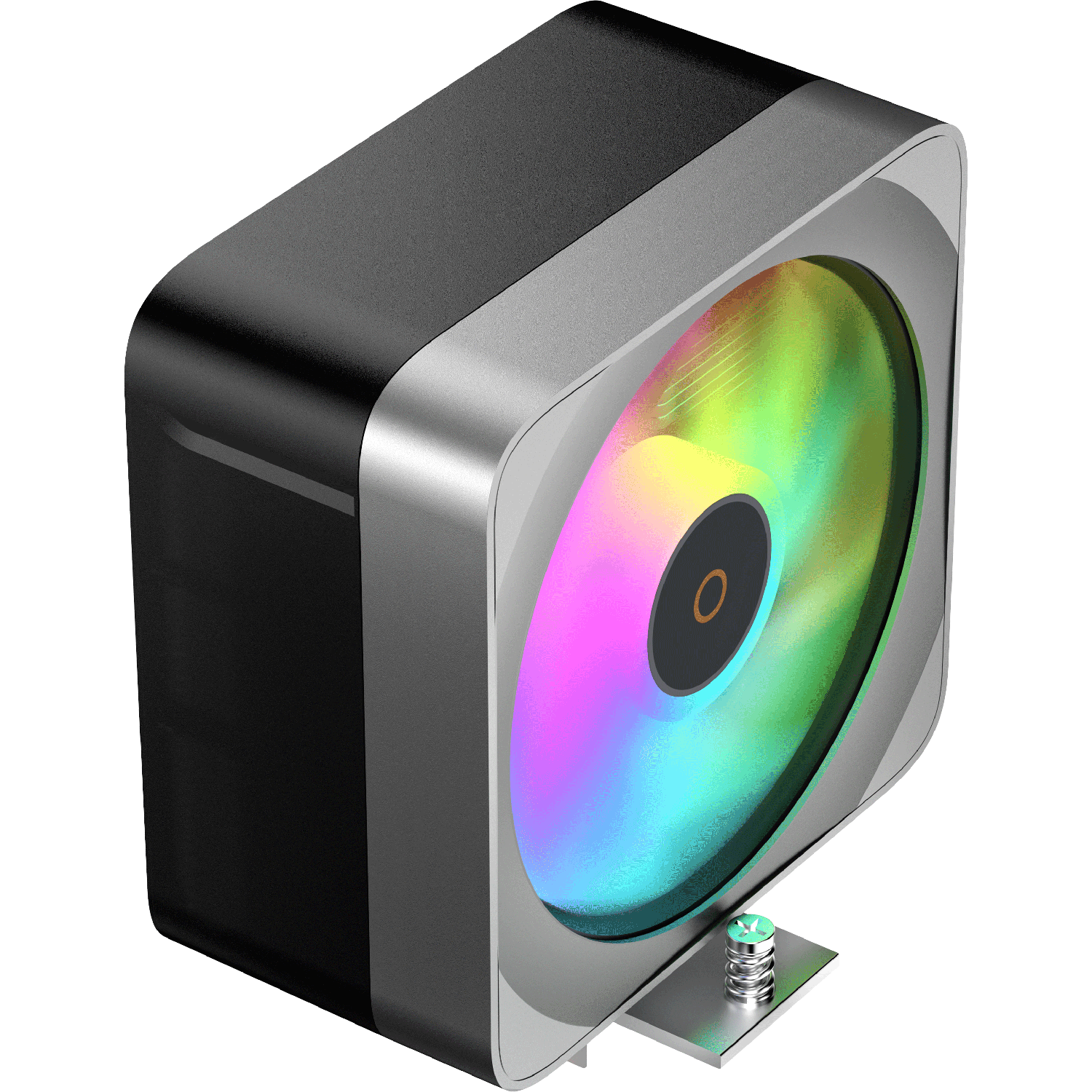Кулер для процессора / Ocypus Delta-A40-BK1NAWN00E-GL / Кулер для процессора/ CPU Cooler Ocypus Delta A40 EX BK ARGB (200W, 4-pin PWM, 157mm, Al/Cu, 4x6mm, ARGB, 1x120mm, 60CFM, 31dBA, 1600RPM, S 1851/1700/1200/115X, AM5/AM4, black)