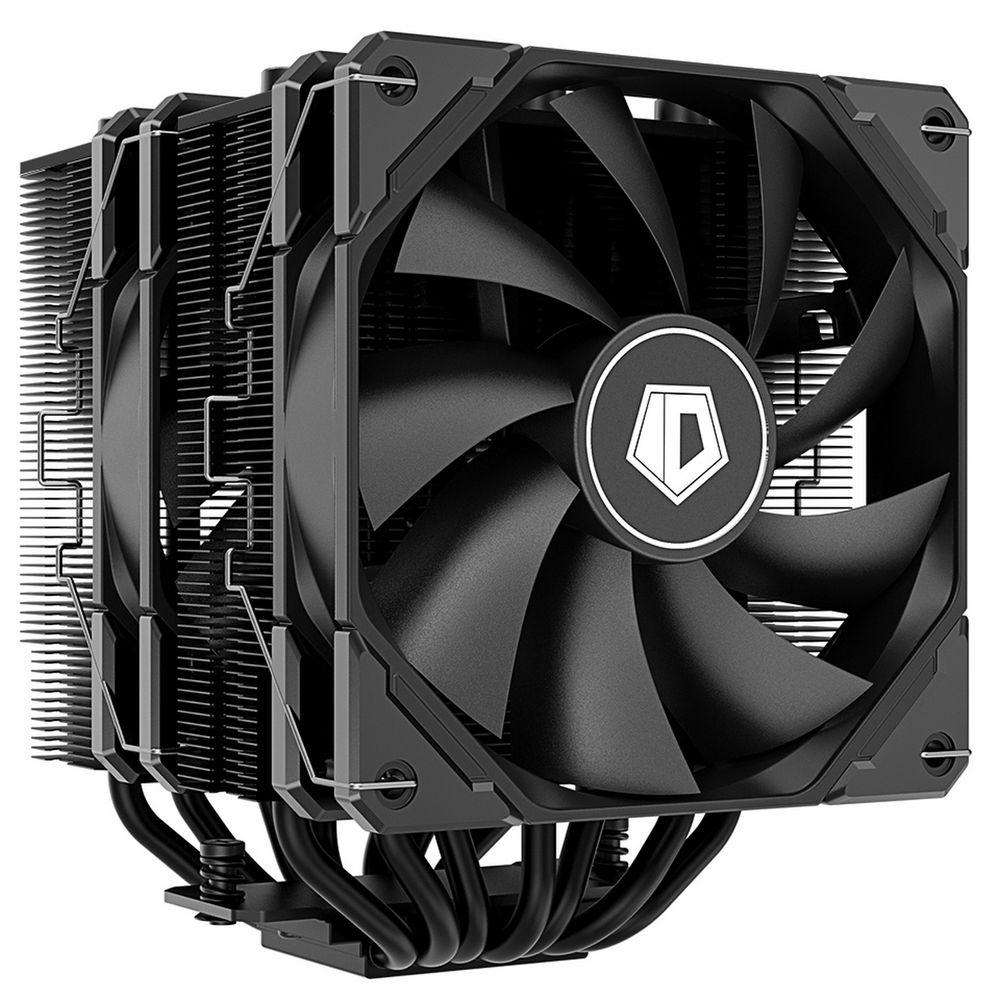 Вентилятор корпусной / ID-COOLING SE-207-XT_ADVANCED / Вентилятор Cooler ID-Cooling SE-207 XT ADVANCED BLACK 280W/ PWM/ All Intel/AMD/ 2 fans/ Screws