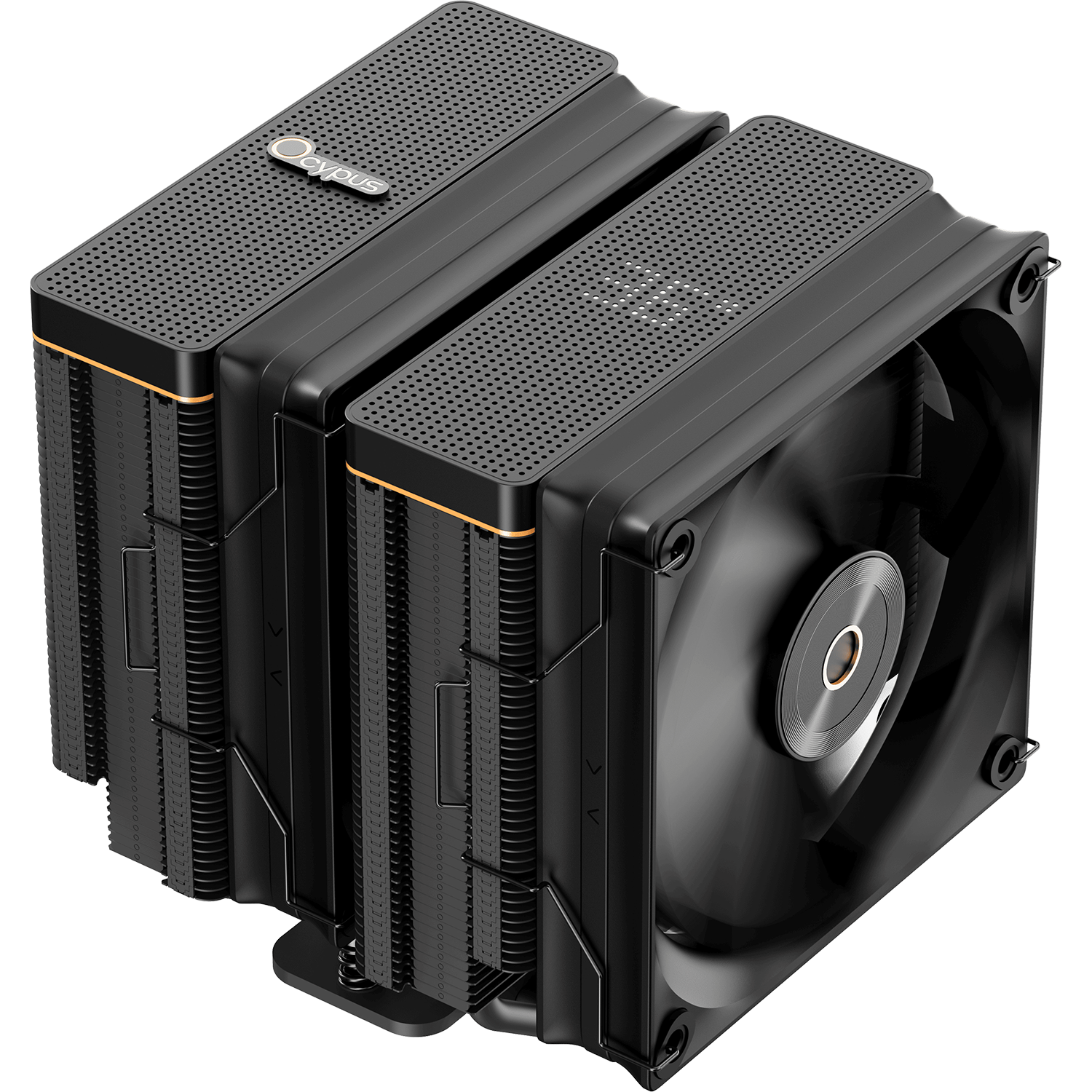 Кулер для процессора / Ocypus Iota-A62-BK2NNWD00X-GL / Кулер для процессора/ CPU Cooler Ocypus Iota A62 BK (260W, 4-pin PWM, LED temp., 158mm, Al/Cu, 6x6mm, 2x120mm, 77CFM, 29dBA, 2000RPM, S 1851/1700/1200/115X, AM5/AM4, black)