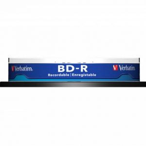 Диск BD-R Verbatim 25Gb 6x Cake Box (10шт) (43742)