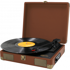 Проигрыватель для винила / RITMIX LP-100 Коричневая кожа / Проигрыватель для винила/ Виниловый проигрыватель RITMIX LP-100 Коричневая кожа