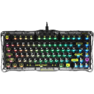Игровая клавиатура / Gravastar Mercury K1 Lite (6972448924412) / Игровая клавиатура/ Механическая беспроводная клавиатура Gravastar Mercury K1 Lite XTAL BLK RU