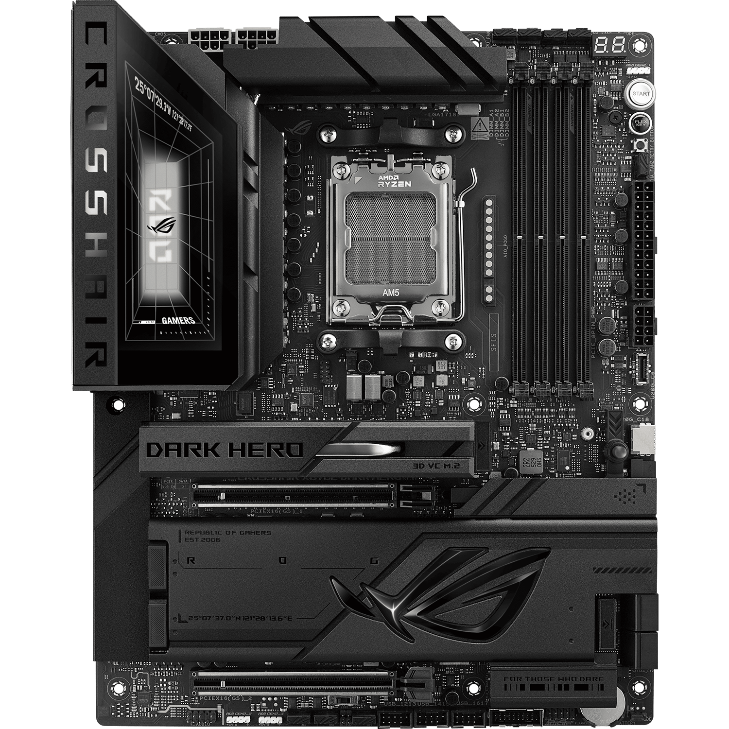 Материнская плата / ASUS ROG CROSSHAIR X870E DARK HERO (90MB1NT0-M0EAY0) / Материнская плата/ ROG CROSSHAIR X870E DARK HERO