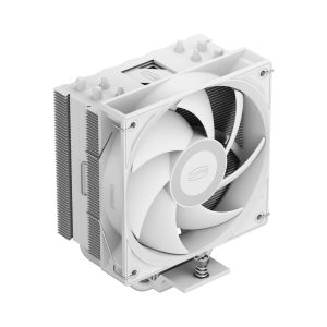 Кулер для процессора / PCCooler RT400 WH White / Кулер для процессора/ CPU Cooler PCCooler RT400 WH (235W, 4-pin PWM, 148mm, Al/Cu, 4x6mm, 1x120mm, 73.32CFM, 34.9dBA, 2200RPM, S 115X/1200/1700/1851 , AMD AM4/AM5, white)