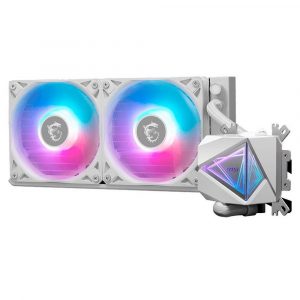 Водяное охлаждение / MSI 306-7ZW7E21-C24 / Жидкостная система охлаждения MSI MAG CORELIQUID I240 2x ARGB Gen2 Fan, ARGB Gen2 Block, Color Box