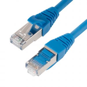 Патч-корд Ethernet, категория CAT 6a, RJ45 штекер  -  RJ45 штекер, экранированный S/FTP, цвет синий, оболочка нг(А)-LSZH. Длина 0,15 м / Advant ADV6a-SPC0015-LB / Патч-корд Ethernet, категория CAT 6a, RJ45 штекер  -  RJ45 штекер, экранированный S/FTP, цвет синий, оболочка нг(А)-LSZH. Длина 0,15 м