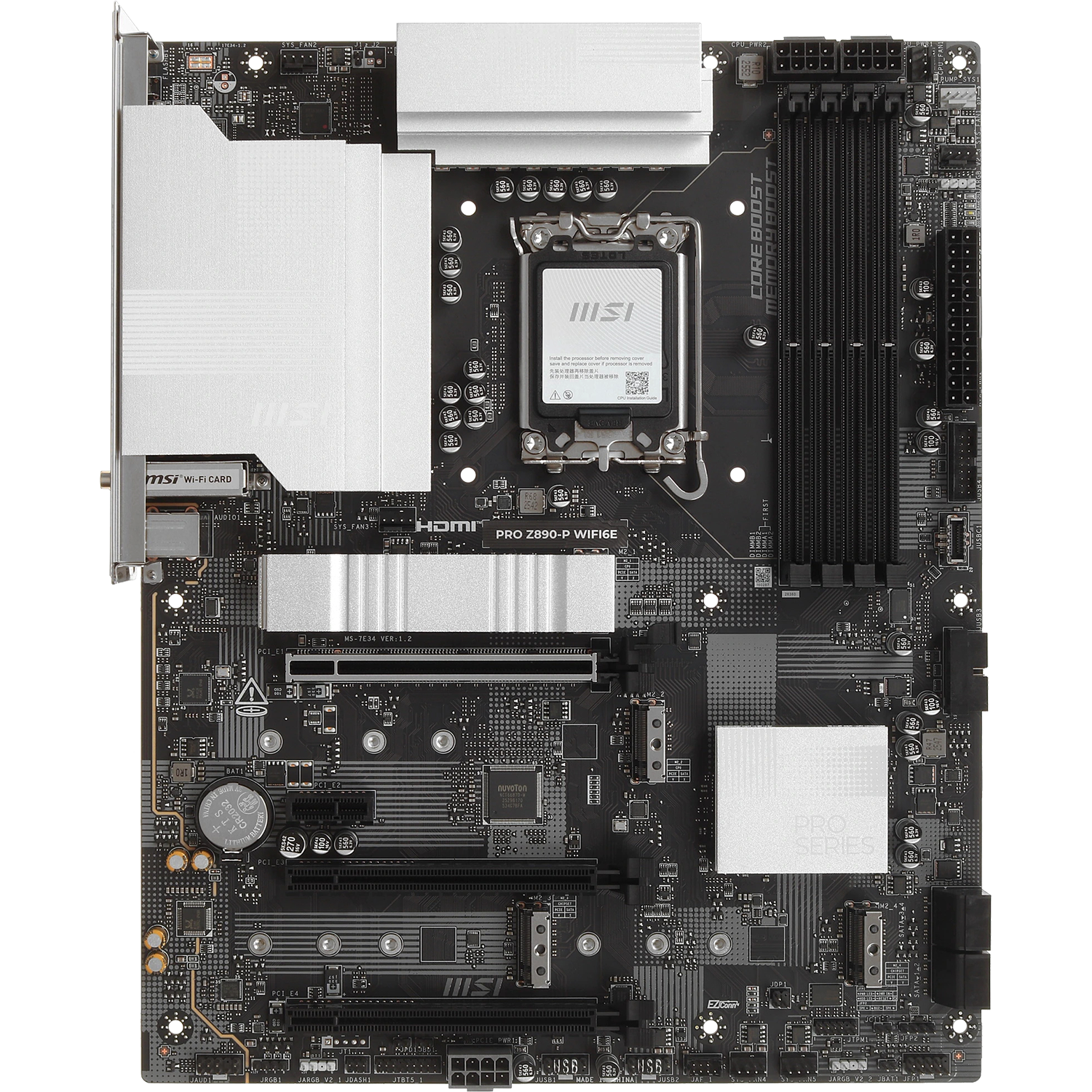 Материнская плата / MSI PRO Z890-P WIFI6E / Материнская плата/ PRO Z890-P WIFI6E