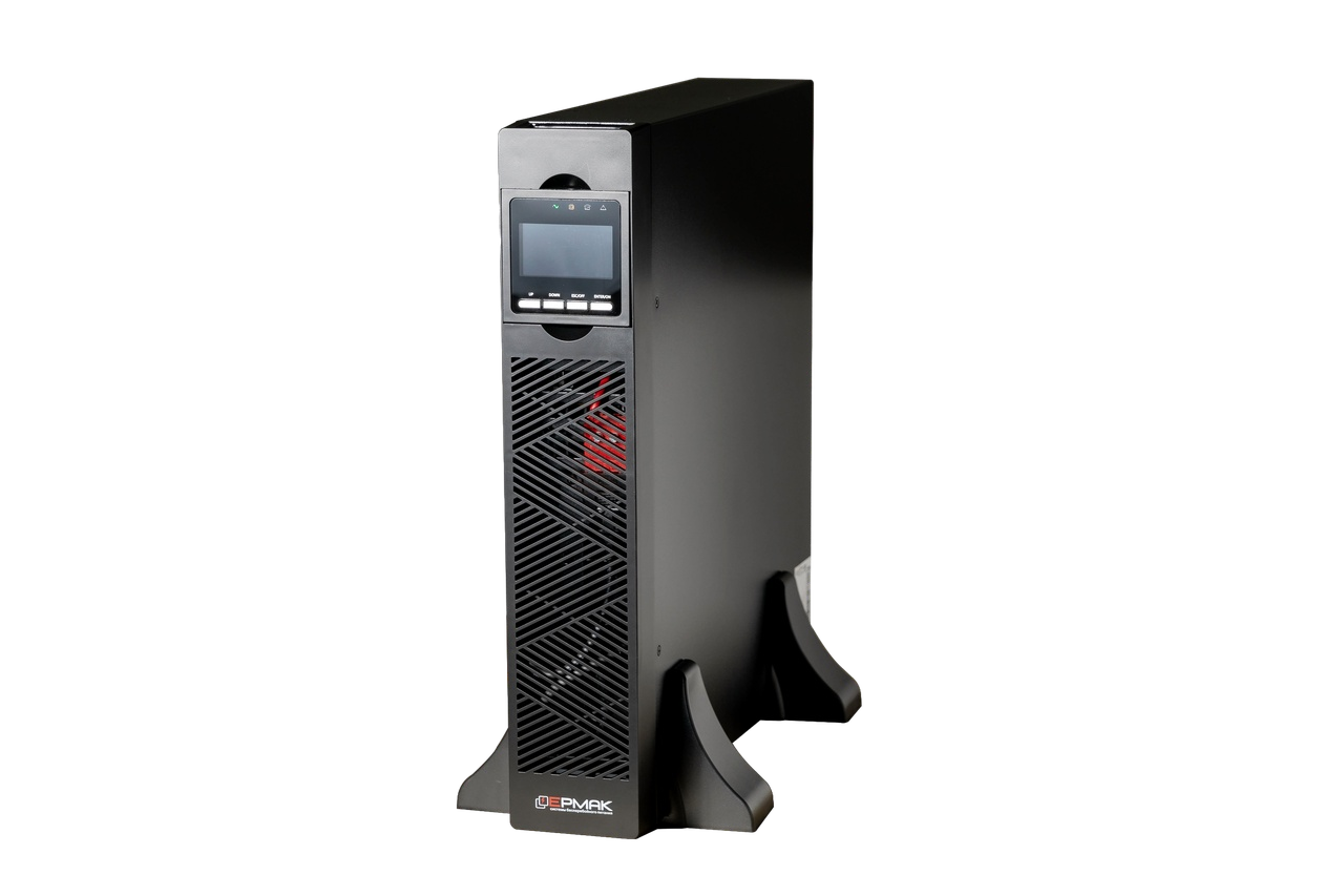 ИБП Ермак Онлайн стоечный 2U, 1500 ВА/1500 Вт, 8xIEC C13, EPO, USB, RS-232, 3x9Ач, ШхГхВ 440х460х86.5мм., вес 16кг / ЕРМАК СБП ЕРМАК 220-220.1.5-96-Р 2121052 / ИБП Ермак Онлайн стоечный 2U, 1500 ВА/1500 Вт, 8xIEC C13, EPO, USB, RS-232, 3x9Ач, ШхГхВ 440х460х86.5мм., вес 16кг