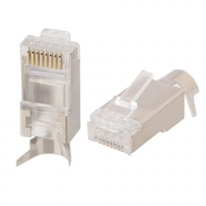 Разъем RJ45 стандартный тип сетевого коннектора, используемый для подключения кабелей категории 6a.Тип 8P8C предназначен для подключения экранированных кабелей (FTP) с толщиной изоляции до 1.5 мм, прозрачный колпачок в комплекте. / Advant ADV6a-FRJ45-1.5 / Разъем RJ45 стандартный тип сетевого коннектора, используемый для подключения кабелей категории 6a.Тип 8P8C предназначен для подключения экранированных кабелей (FTP) с толщиной изоляции до 1.5 мм, прозрачный колпачок в комплекте.