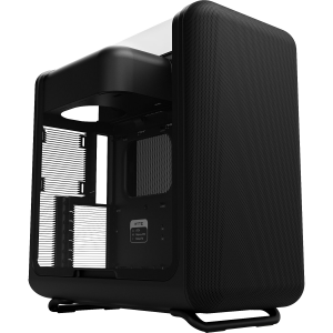 Корпус без блока питания / HYTE X50 (CS-HYTE-X50G-BB) / Корпус без блока питания/ Case HYTE X50, Midi-Tower, TG, no fans, 2xUSB-A 3.2, 1xUSB Type-C, E-ATX, ATX, mATX, mITX Pitch Black